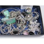 Pairs ear-rings, brooches, pendants,