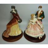 WITHDRAWN - Two Royal Worcester figures - 'A Gift of Love' and 'Natasha' (2) Condition