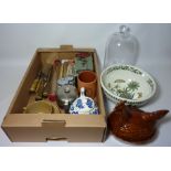 Vintage kitchenalia - 1950s Harper mincer (boxed), vintage Boots hand-corking machine,