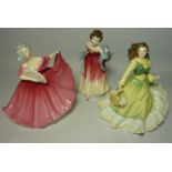 Three Royal Doulton figures - 'Elaine' HN3307,