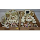 Royal Albert 'Old Country Roses' posy ornaments,