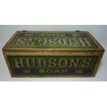 Advertising - original 'Hudson's Soap' box,