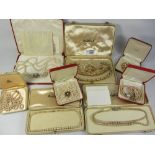 WITHDRAWN - Collection of Trifari, Ciro and other pearl jewellery, clasps stamped 925,