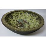 Raku ware bowl D30cm Condition Report <a href='//www.davidduggleby.