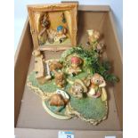 Pendelfin rabbit sculptures in one box Condition Report <a href='//www.