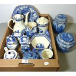 Ringtons tea caddies and other Ringtons decorative ceramics in one box Condition Report