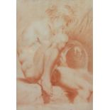 Continental School (18th century): Male Nude Portrait,