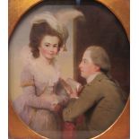 English School (19th century): The Proposal,