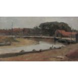 Archibald D Reid (British 1844-1908): 'A Bend in the River' Blakeney Point Norfolk,
