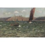 William Scott Hodgson (British 1864-1925): Fishing Boats off Whitby,