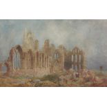 George Weatherill (British 1810-1890): Whitby Abbey,