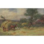 John Atkinson (Staithes Group 1863-1924): "Haymaking - Hinderwell" Nr.