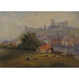 Mary Weatherill (British 1834-1913): Whitby from Meadowfields,