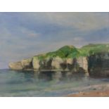 Malcolm Ludvigsen (British Contemporary): 'Flamborough Head', oil on canvas signed,