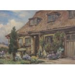 Owen Bowen (Staithes Group 1873-1967): Cottage Doorway,
