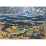 Archibald Peddie (Scottish 1917-1991): 'Aberfoyle Ben Lomond', oil on board signed,