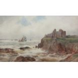 Thomas Bush Hardy (British 1842-1897): Shipping off Tynemouth, watercolour signed and dated 1889,