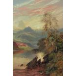 Clarence Henry Roe (British 1850-1909): 'Ben Venue Loch Achray', oil on canvas signed,
