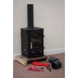 Town & Country Fires 'Ryedale' multi-fuel stove, 5kW output, in unused condition, (£982 new), W40cm,