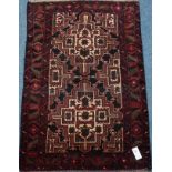 Tribal Baluchi rug, 80cm x 117cm Condition Report <a href='//www.davidduggleby.