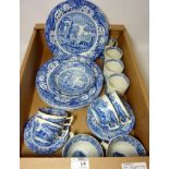 Spode 'Italian Garden' dinner and teaware in one box Condition Report <a