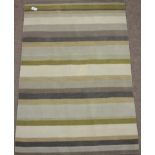John Lewis modern striped rug, 180cm x 130cm Condition Report <a href='//www.