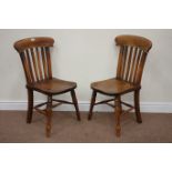 Early 20th century pair elm and beech chairs by 'Wylie & Lochhead LTD' Condition Report