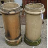 Pair terracotta chimney pots Condition Report <a href='//www.davidduggleby.