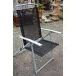 Set four metal folding garden chairs Condition Report <a href='//www.
