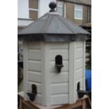 Octagonal white painted dove cote with slate roof Condition Report <a