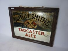 Advertising/Breweryana - original Samuel Smith's Tadcaster Ales pub mirror 48.