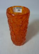 Whitefriars tangerine vase H. 19cms Condition Report <a href='//www.