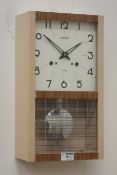 Vintage retro Seiko 30 day wall hanging clock, H41cm CLOCKS & BAROMETERS - as we are not a retailer,