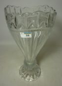 Large Bohemian glass vase Condition Report <a href='//www.davidduggleby.