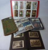 19th Century and later postcards in four albums and loose sheets Condition Report