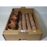 Miniature Terracotta plant pots in one box Condition Report <a href='//www.