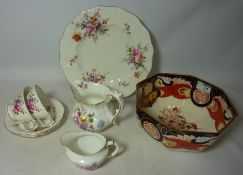 Royal Crown Derby 'Posies' pair of cups and saucers,