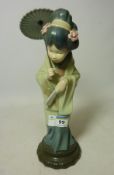 Lladro figure of an oriental lady Condition Report <a href='//www.