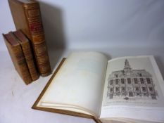 Books - 'Histoire Generale De Paris' leather bound books volumes I & II;