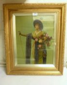 Portrait of an Edwardian Lady, oil on canvas signed and dated E A Gordon 1905,