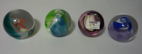 Three Caithness limited edition paperweights 'New World', 'Discovery',