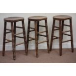 Three beech stools Condition Report <a href='//www.davidduggleby.