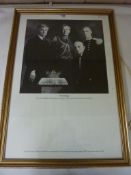 Theatre - 'The Kings' poster signed by Litchfield,