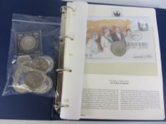 Various Golden Jubilee 50p proof coins, First Day Covers,