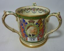 Copeland Spode Boer war commemorative Queen Victoria loving cup,