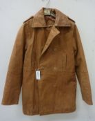 Thomas Burberry tan leather jacket, size M Condition Report <a href='//www.