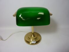 Bankers desk lamp (This item is PAT tested - 5 day warranty from date of sale)