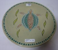 Aboriginal turtle Platter, D30cm Condition Report <a href='//www.davidduggleby.