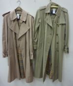Two women's Vintage Burberry rain coats Condition Report <a href='//www.
