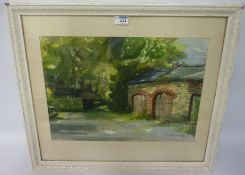'Stables West Ayton' watercolour Clifford Oldfield signed 70 lower right 34cm x 47cm